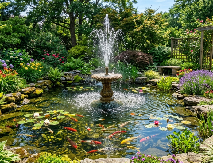 Benefits of Installing a Fountain in Your Garden Pond