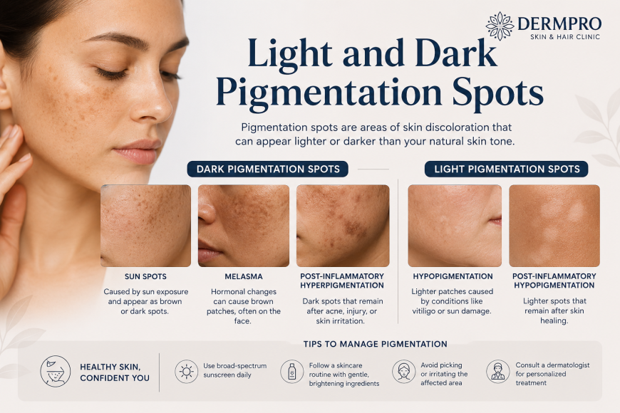 Light and Dark Pigmentation Spots - Dermpro
