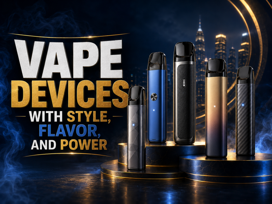 Vape Devices with Style, Flavor, and Power