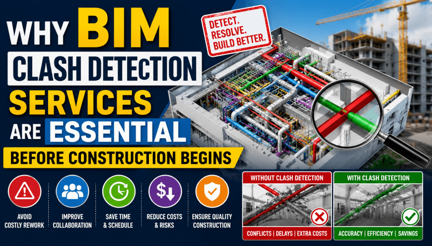 Why BIM Clash Detection Services Are Essential Before Construction Begins