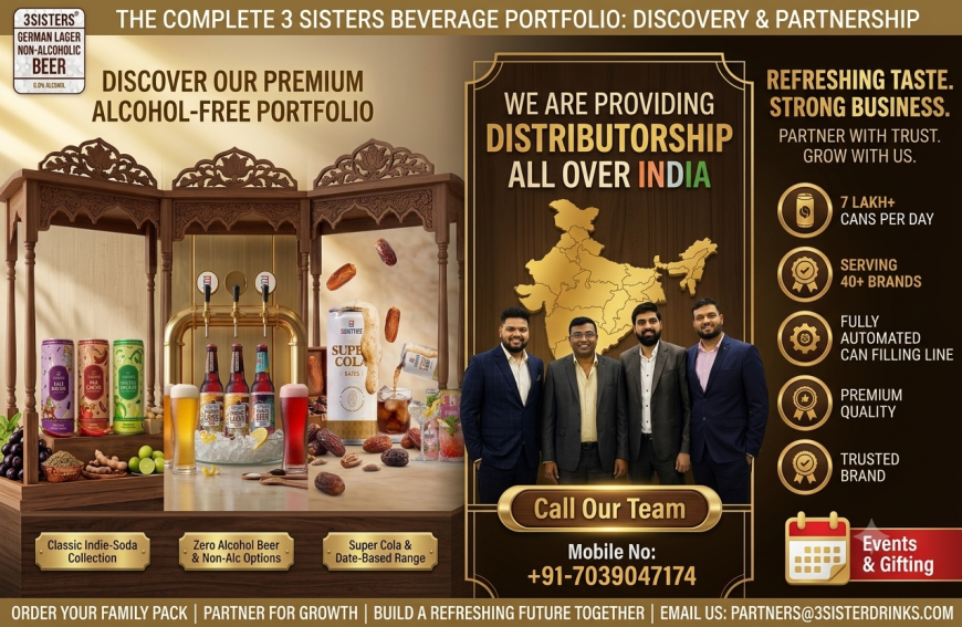 How 3 Sisters Drinks Is Building India's Next Beverage Brand | The Journey of Innovation, Quality & Indian Flavors