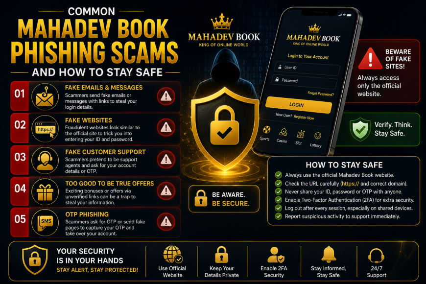Common Mahadev Book Phishing Scams and How to Stay Safe