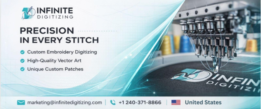 Professional Embroidery Digitizing Services in USA for High-Quality Custom Embroidery