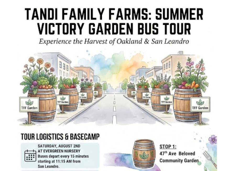 Summer Victory Garden Bus Tour | Evergreen Nursery