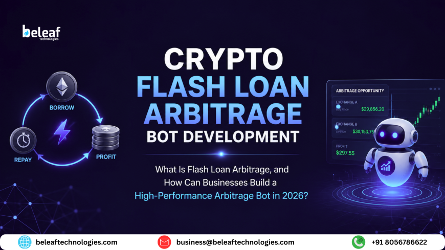Crypto Flash Loan Arbitrage Bot Development: What Is Flash Loan Arbitrage, and How Can Businesses Build a High-Performance Arbitrage Bot in 2026?