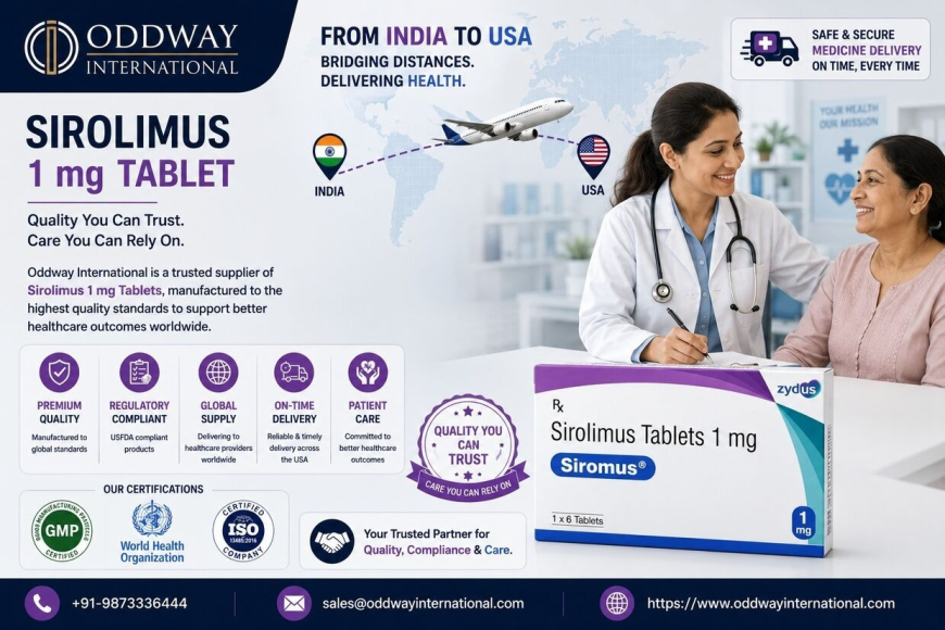 Sirolimus 1 mg Exporter to USA - Oddway