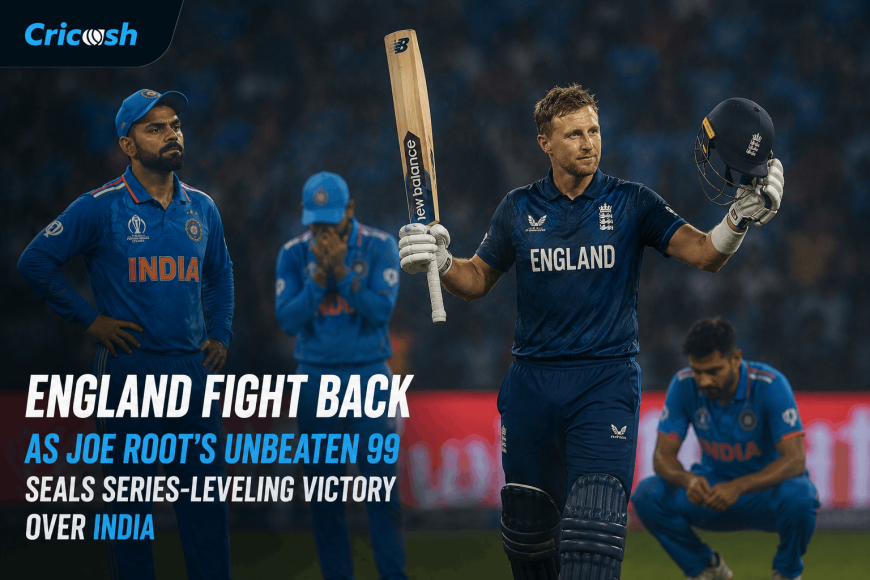 England Fight Back as Joe Root's Unbeaten 99 Seals Series-Leveling Victory Over India