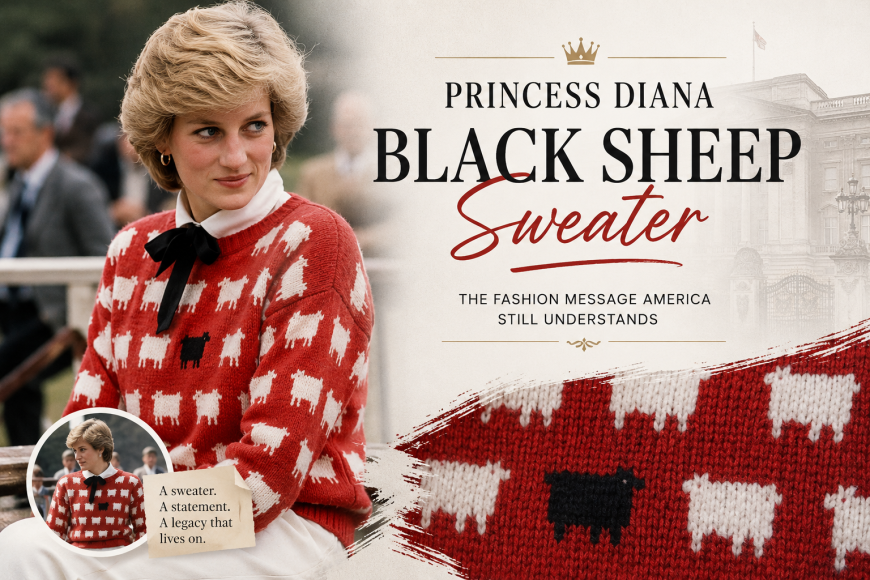 Princess Diana Black Sheep Sweater: The Fashion Message America Still Understands