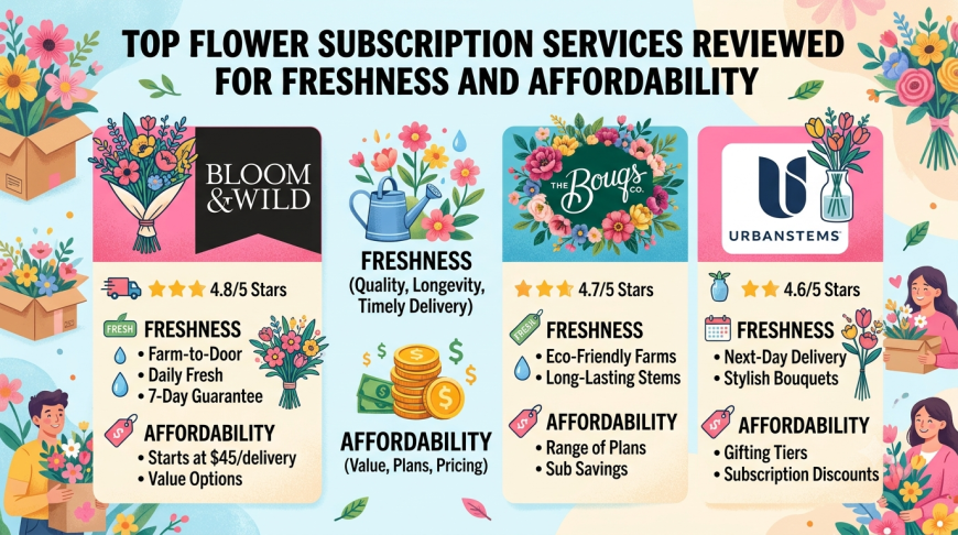 Top Flower Subscription Services Reviewed for Freshness and Affordability