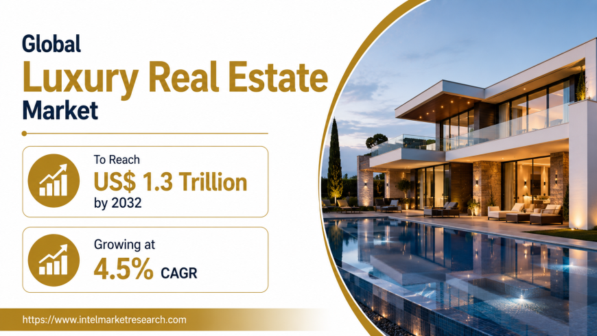 Global Luxury Real Estate Market to Reach US$ 1.3 Trillion by 2032, Growing at 4.5% CAGR