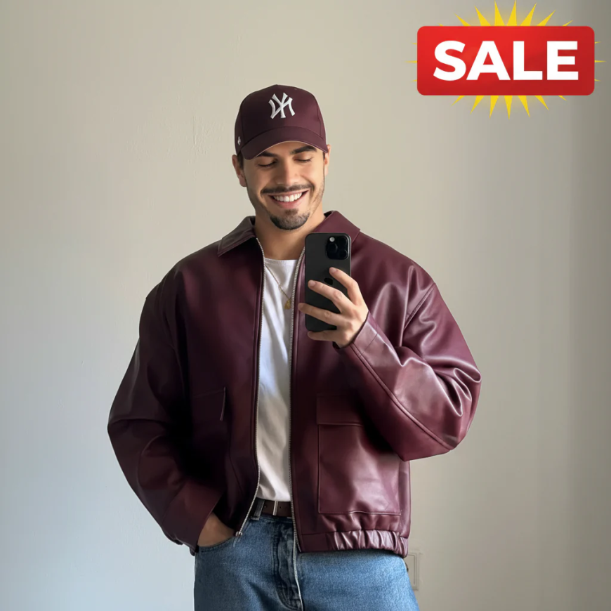 Burgundy Jacket Brings Style and Confidence to Every Outfit