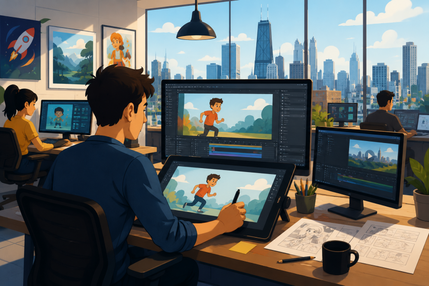 2D Animation Services in Chicago: Bringing Your Brand Stories to Life