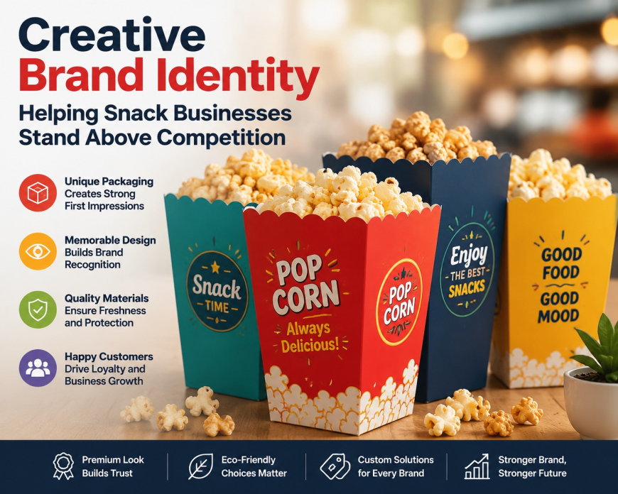 Creative Brand Identity Helping Snack Businesses Stand Above Competition