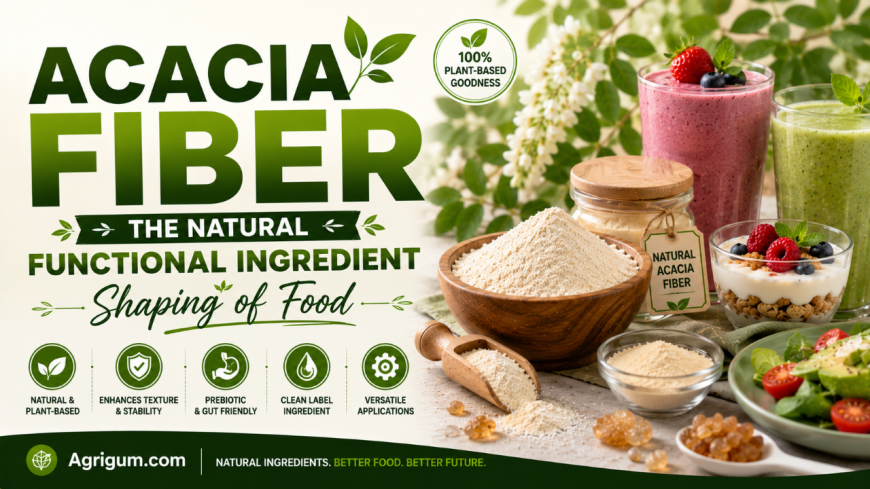 Acacia Fiber The Natural Functional Ingredient Shaping of Food