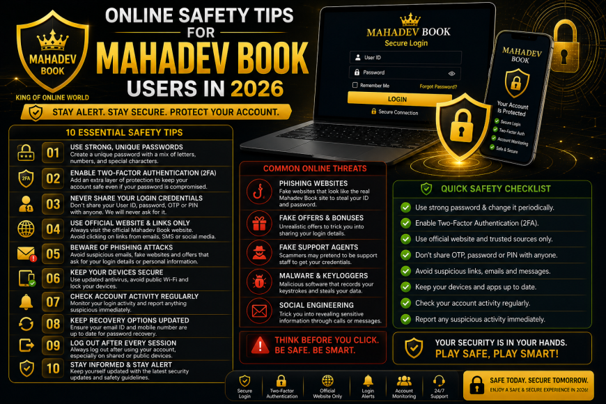 Online Safety Tips for Mahadev Book Users in 2026