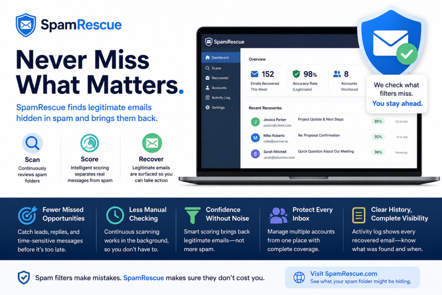 SpamRescue: 26-07-2026