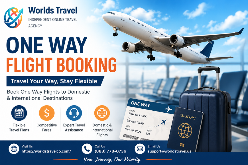 One Way Flight Booking: The Smart Choice for Flexible Travel