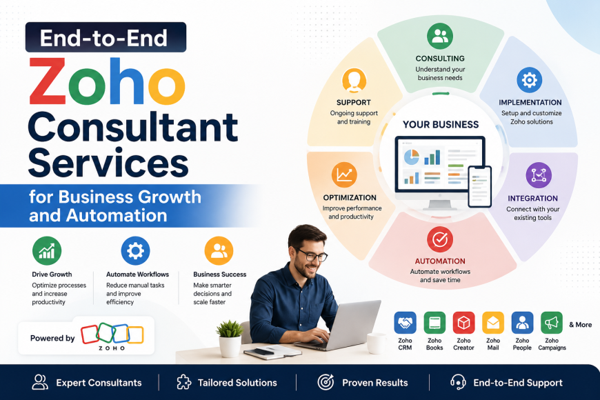 End-to-End Zoho Consultant Services for Business Growth and Automation