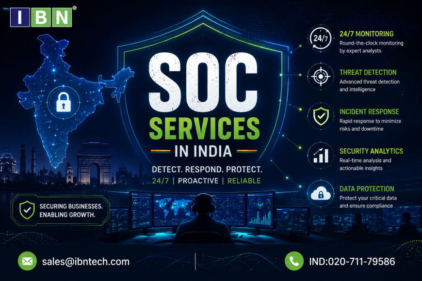 SOC Services in India: Future-Ready Cybersecurity Solutions for Digital Enterprises