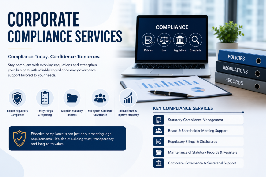 Corporate Compliance Services: Helping Businesses Navigate Regulatory Responsibilities