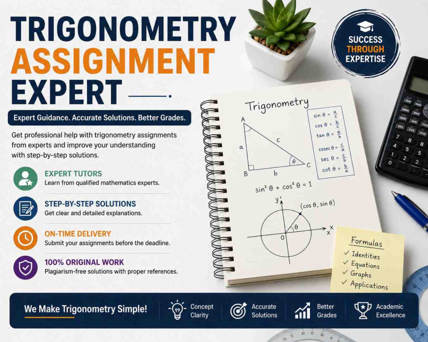 Trigonometry Assignment Writer: Professional Academic Support for Confident Learning