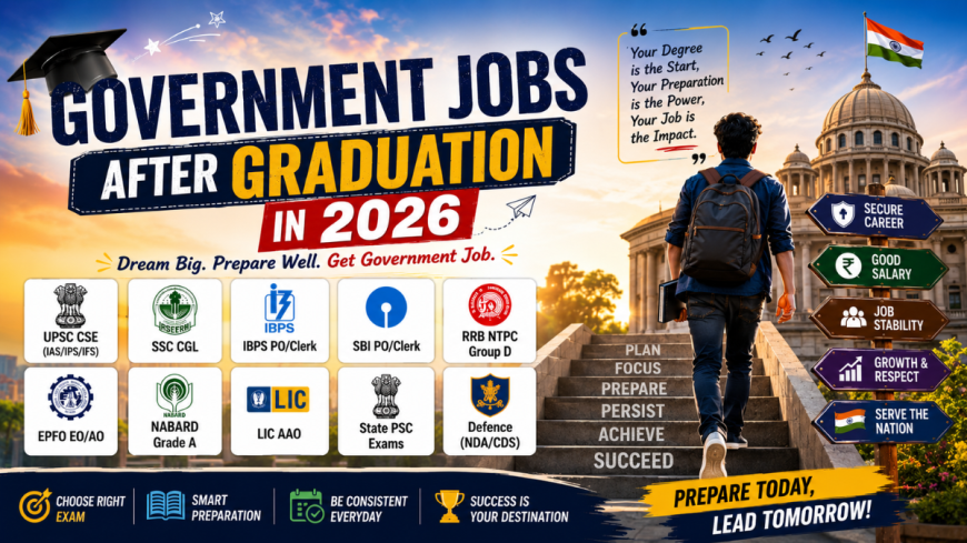 Government Job Opportunities After Graduation in 2026: Exams You Should Know