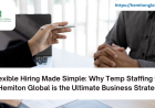 Flexible Hiring Made Simple: Why Temp Staffing with Hemiton Global is the Ultimate Business Strategy