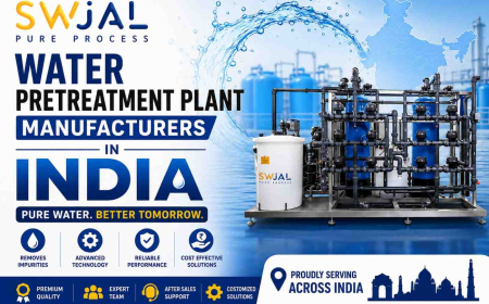 Water Pretreatment Plant Manufacturers In India | Swjal Process Pvt Ltd