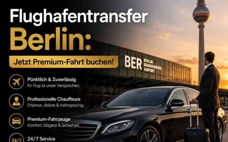 Flughafentransfer Berlin: Jetzt Premium-Fahrt buchen!