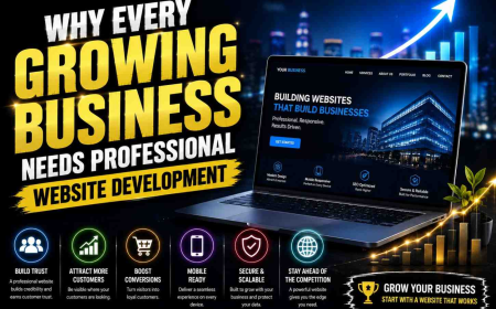 Why Every Growing Business Needs Professional Website Development?