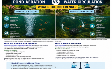 Pond Aeration vs. Water Circulation: What's the Difference?