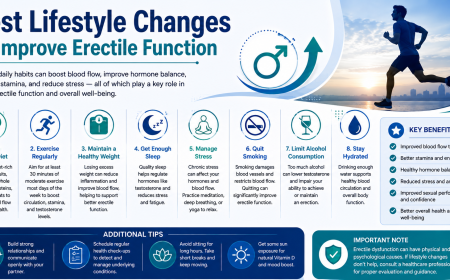 Best Lifestyle Changes to Improve Erectile Function