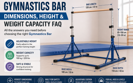Gymnastics Bar Dimensions, Height & Weight Capacity FAQ