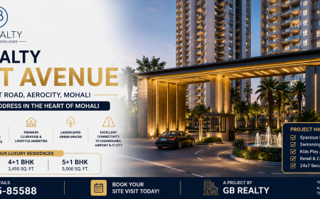 A Premium Address for Modern Living By GB Realty First Avenue Mohali