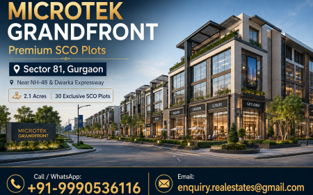 Freehold Commercial Plots Gurgaon: Microtek Grandfront Guide