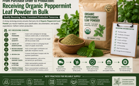 The Procurement Perspective: Selecting Consistent Organic Peppermint Leaf Powder
