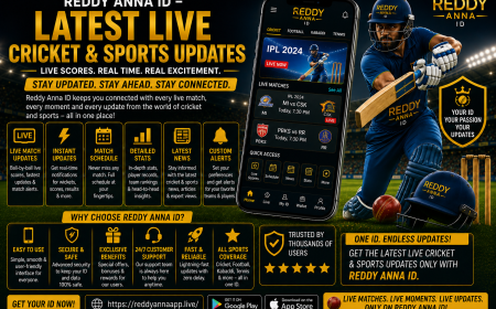 Reddy Anna ID – Latest Live Cricket & Sports Updates