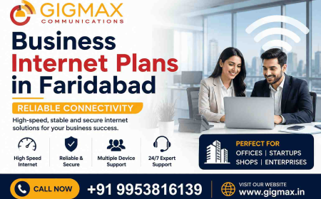 Business Internet Plans in Faridabad | Reliable Connectivity – GIGMAX Communication