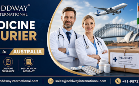 Medicine Courier from India to Australia: Packaging, Documents & Transit