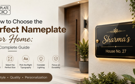 How to Choose the Perfect Nameplate for Home: A Complete Guide