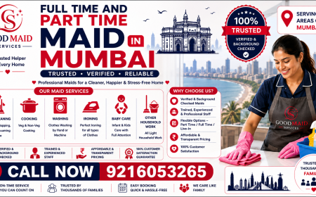 Full Time and Part Time Maid/Bai for Household Work in Mumbai