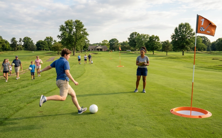Foot Golf and Foot Volley