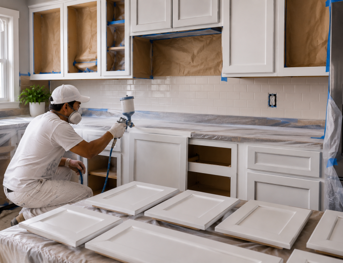 Cabinet Painting in Sterling Heights, MI: Refresh Your Kitchen with a Professional Finish