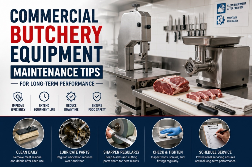 Commercial Butchery Equipment Maintenance Tips for Long-Term Performance