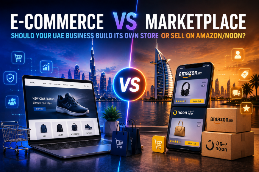 E-commerce vs Marketplace: Should Your UAE Business Build Its Own Store or Sell on Amazon/Noon?