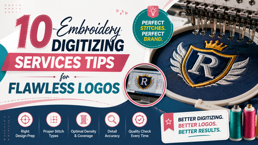 10 Embroidery Digitizing Services Tips for Flawless Logos