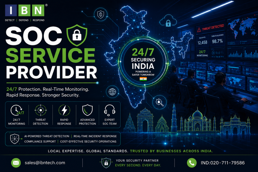 SOC Service Provider in India: Powerful IT Security Support for Digital Businesses