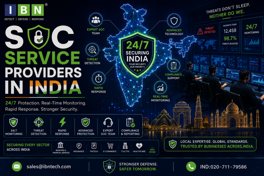 SOC Service Providers in India: Powerful IT Security Support for Modern Businesses