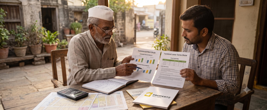 Earning From Property in Dhule: Commercial Space or Agricultural Land?
