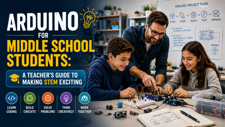 Arduino for Middle School Students: A Teacher's Guide to Making STEM Exciting